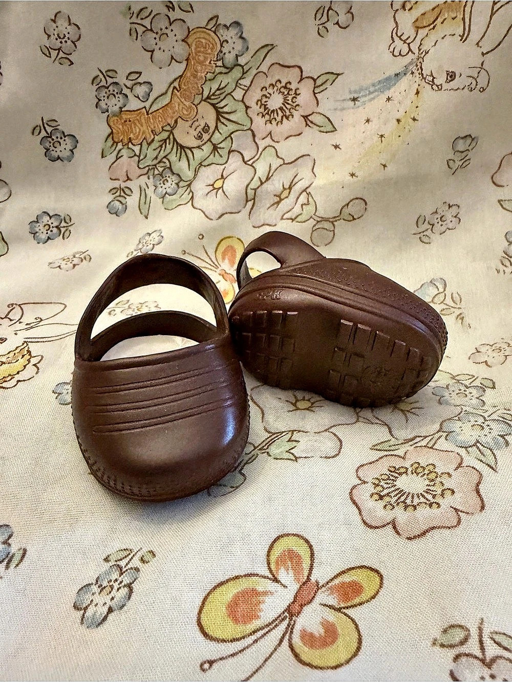 Cabbage Patch Kids Brown Slip-On Sandals New